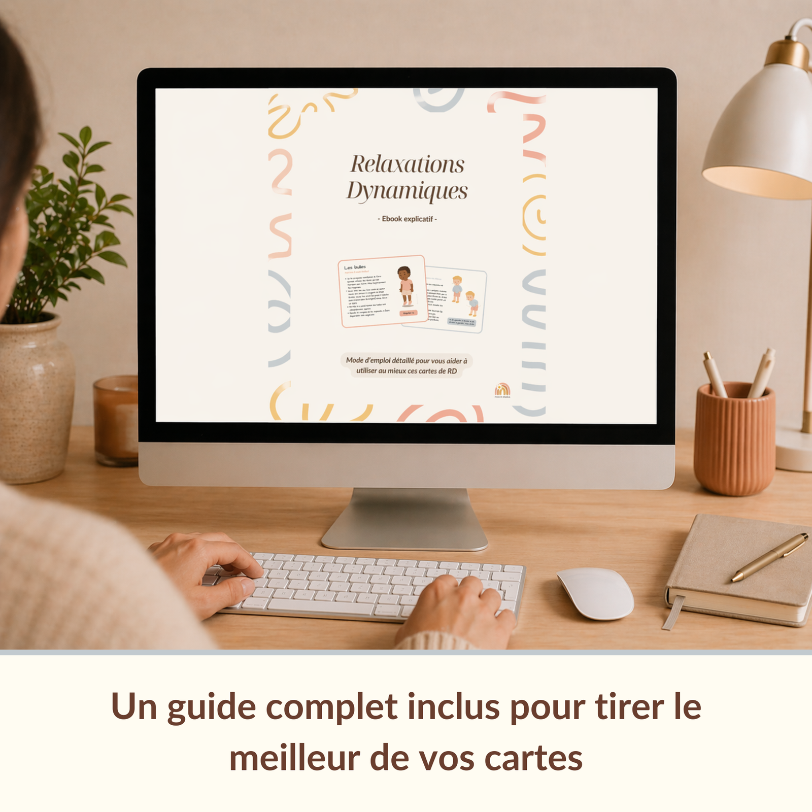 44 cartes relaxations dynamiques enfant à imprimer – outil sophrologue, exercices de respiration et gestion des émotions sophrologie